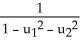 Let x = (   ,   ,   )  = (   ,   ,   ) , J(u)  =   . Find det(   J(u) ) . A)    B)  1 C)  d   d   D)    d   d   E)    d   d  