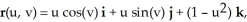  Let F = -y i + x j + z k. Use Stokes's Theorem to find the flux of  \textbf{          curl F}  upward through the paraboloid   where u    [0, 1] and v    [0, 2  \pi ]. A)  2  \pi  B)  3  \pi  C)  4  \pi  D)  6  \pi  E)    \pi
