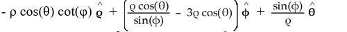  Using spherical polar coordinates, find   × F for F =   sin( \theta )    + sin( \theta )    +   cos( \theta )    . A)    B)    C)    D)    E)    