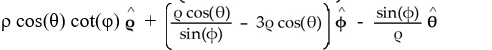  Using spherical polar coordinates, find   × F for F =   sin( \theta )    + sin( \theta )    +   cos( \theta )    . A)    B)    C)    D)    E)    