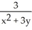 Find the gradient vector field of f(x, y)  = ln (   + 3y) . A)    i +   j B)    i +   j C)    i +   j D)    i +   j E)    i +   j
