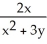 Find the gradient vector field of f(x, y)  = ln (   + 3y) . A)    i +   j B)    i +   j C)    i +   j D)    i +   j E)    i +   j
