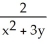 Find the gradient vector field of f(x, y)  = ln (   + 3y) . A)    i +   j B)    i +   j C)    i +   j D)    i +   j E)    i +   j