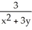 Find the gradient vector field of f(x, y)  = ln (   + 3y) . A)    i +   j B)    i +   j C)    i +   j D)    i +   j E)    i +   j