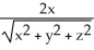 Find the gradient vector field   f(x,y)  of f(x, y)  =   . A)  -   i -   j -   k B)    i +   j +   k C)    i +   j +   k D)    i +   j +   k E)  -   i -   j -   k