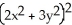 Let V(x , y)  = A   + B   , where A and B are constant real numbers, be a Liapunov function in a domain D (containing the fixed point at the origin)  for the autonomous non-linear system   .Find A and B if the derivative of V along the trajectories of the system is equal to -   .Is the origin stable, asymptotically stable, or unstable? A)  A = 2, B = -3; asymptotically stable B)  A = -2, B = -3; unstable C)  A =2, B = 3; unstable D)  A = -2, B = 3; stable E)  A = 2, B = 3; asymptotically stable