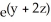 Find the equipotential surfaces of the conservative field F(x,y,z)  =   (i + x j + 2x k) . A)  x   = C B)  x   = C C)      = C D)  x   = C E)  y   = C
