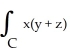 Evaluate the line integral   ds, where C is that part of the line of intersection of the two planes 4x - y - z = -1 and 2x - 3y + 2z = 2 from (0, 0, 1)  to (1, 2, 3) . A)    B)    C)  6 D)    E)  5