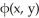 Let F be a smooth conservative force field defined in 2-space with a potential function   , and let C be the curve shown in the figure below. Find the work done by the force field F in moving a particle along the curve C from P to R given that φ(1,- 2) = -17, andφ(4, 1) = 3.  