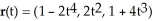 Evaluate the line integral   + x dy + z dz along the curve C from (1, 0, 1)  to(-1, 2, 5)  with parametrization   with   A)  9 B)  10 C)  11 D)  12 E)  8