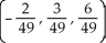 Find two unit vectors orthogonal to the parametric surface S given by r (u, v)  = (   - 4   -   )  i + 4v j + 2u k at the point on the surface corresponding to (u, v)  = ( 3 , -   ) . A)  ±   B)  ± (- 1 , 0 ,0)  C)  ±   D)  ±   E)  ±  