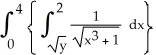<strong>Evaluate the iterated integral dy by first reversing the order of the integration.</strong> A) B) 4 C) D) 2 E)