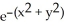 Find the maximum and minimum values of f(x, y)  = (x - y)    . A)  maximum   , minimum 0 B)  maximum   , minimum   C)  maximum     , minimum -     D)  maximum 2   , minimum 0 E)  maximum   , minimum -  