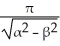 Given F(  )  =   =   , for   >   . By first differentiating F with respect to  , evaluate   . A)    B)    C)  -   D)    E)   