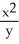 Describe the level curves f(x, y)  =   . A)  all parabolas in the xy-plane tangent to the x-axis at the origin B)  all parabolas in the xy-plane tangent to the y-axis at the origin C)  all parabolas in the xy-plane tangent to the y-axis D)  all parabolas in the xy-plane tangent to the x-axis E)  all parabolas in the xy-plane