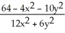 Which function f(x,y)  has the level curves corresponding to c = -1, 0, and 1 shown in the figure below?   A)  f(x,y)  =   B)  f(x,y)  =   C)  f(x,y)  =   D)  f(x,y)  =   E)  f(x,y)  =  