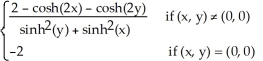 Show that the function g(x,y) =   is continuous at (x, y) = (0, 0).