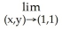 Evaluate the limit .     A)  0 B)  1 C)  2 D)  -1 E)  The limit does not exist.