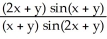Evaluate the limit .     A)  1 B)    C)  0 D)  2 E)  The limit does not exist.