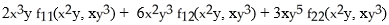 <strong>Assuming that the function f has continuous partial derivatives of orders 1 and 2, calculate and simplify f( y, x ).</strong> A) B) C) D) E)