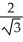 The directional derivative of a function F(x,y)  at a point P in the direction of the unit vector-   i +   j is equal to -4, while the directional derivative at P in the direction of the unit vector   i+   j is equal to0. The value of F(P)  is equal to: A)  20 B)  ± 2   C)    i -   j D)    i -   j E)  4 i - 2 j