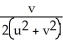 If the equations x = u<sup>2</sup> - v<sup>2</sup> and y = 2uv define u and v as functions of x and y, find   and   . A)    =   ,   = -   B)    =   ,   = -   C)    =   ,   =   D)    = -   ,   =   E)    = -   ,   = -  