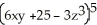 Assume that the relation   - 65 +   = 0 defines z as a differentiable functionof x and y near the point (x , y) = (4 , 0). (a) If z = f(x , y) , find   and   at (x,y) = (4 , 0). (b) If x =   +   , y =   , find   at (u , v) =(0 , 2)\. Hints :Part (a): First , find the value of z at (x , y) =(4 , 0). Part (b): Use the chain rule!