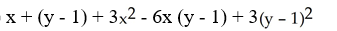 Find the Taylor polynomial of degree 2 for the function (x + y) <sup>2</sup> ln (x + y)  about the point (0, 1) . A)    B)    C)    D)    E)   