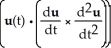 Assuming u(t)  has continuous derivatives of all required orders, simplify the expression .     A)    .   + u(t)  .   B)    .   C)  u(t)  .   D)  0 E)    .   + u(t)  .  
