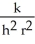 An object is moving on the curve (conic section)  with polar equation r =   under the influence of a central force directed toward the origin. Therefore, its transverse acceleration is constant:     = h. Find the radial component of its acceleration in terms of r,  , k, and h. A)  -kh   B)    C)  -   D)    E)  none of the above