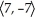  If v is a vector in the xy-plane, |v| = 7   , and v makes an angle of 3  \pi /4 with the positive direction of the x-axis, then what are the components of v? A)    B)    C)    D)    E)    