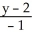 Write standard form equations for the line through the point (1, 2, -6)  and parallel to the vector   . A)    =   =   B)    =   =   C)    =   =   D)    =   =   E)    =   = -  