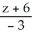 Write standard form equations for the line through the point (1, 2, -6)  and parallel to the vector   . A)    =   =   B)    =   =   C)    =   =   D)    =   =   E)    =   = -  