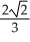 Find the distance from the point P(1, -1, 2)  to the line connecting the point (3, 1, 4)  to (1, -3, 0) . A)    units B)    units C)    units D)    units E)    units