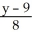 Find the equation of a plane that contains the lines=     =   and   -   == z - 2. A)  53x + 51y - 37z = 67 B)  53x - 47y + 5z = -731 C)  53x - 47y +57 = 11 D)  53x + 51y - 37z = -67 E)  53x - 47y - 5z = 11