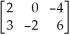 Let A =   and B =   . Find AB. A)  AB =   B)  AB =   C)  AB =   D)  AB =   E)  AB =  