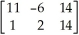 Let A =   and B =   . Find AB. A)  AB =   B)  AB =   C)  AB =   D)  AB =   E)  AB =  