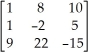 Let A =   and B =   . Find AB. A)  AB =   B)  AB =   C)  AB =   D)  AB =   E)  AB =  