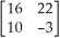 Let A =   and B =   . Find BA. A)    B)    C)    D)    E)   