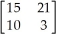 Let A =   and B =   . Find BA. A)    B)    C)    D)    E)   