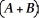 Let A and B be square matrices of order n. Which of the following is true? A)    A = A   B)  det   = det   + det   C)  det   = - det   D)  det   = det   E)    =    