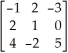 Find the inverse of the matrix A =   . A)    B)    C)    D)    E)   