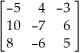 Find the inverse of the matrix A =   . A)    B)    C)    D)    E)   