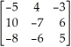 Find the inverse of the matrix A =   . A)    B)    C)    D)    E)   
