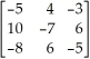 Find the inverse of the matrix A =   . A)    B)    C)    D)    E)   