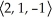 Given that the 3 × 3 matrix A has inverse   =   , solve the system of equations Ax = b where b has components   . A)  x =   B)  x =   C)  x =   D)  x =   E)  x =  