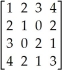 Use Maple or other computer algebra software to calculate the inverse of the matrix A =   . A)    B)    C)    D)    E)   