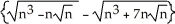 The sequence   A)  diverges to -  \infty . B)  converges to 0. C)  converges to 3. D)  diverges to +  \infty . E)  converges to - 4. 