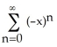 <strong>On what interval of values of x does the series   converge? What is its sum for x in that interval?</strong> A) (-1, 1), sum =   B) (-1, 1), sum =   C) (-1, 1], sum =   D) [-1, 1), sum =   E) [-1, 1], sum =   <div style=padding-top: 35px> 