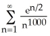 <strong>Evaluate .</strong> A) e B) 1 C) D) E) \infty (series diverges)